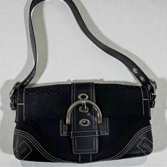Coach Handbags - Vintage Coach Soho Mini Signature Demi Flap shoulder bag